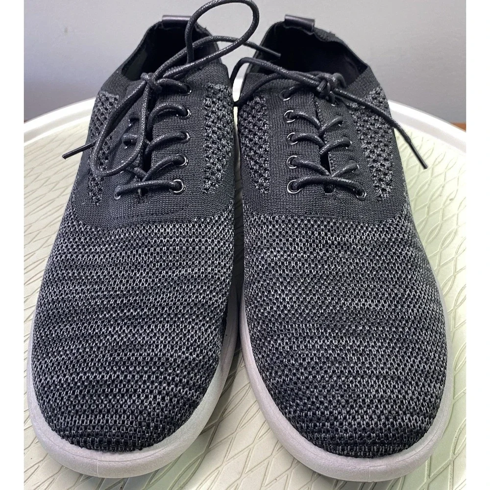 G.H. Bass Mens Bryson KT Pop Mesh Black Casual ComfortShoes Oxford  Size 9.5 EUC